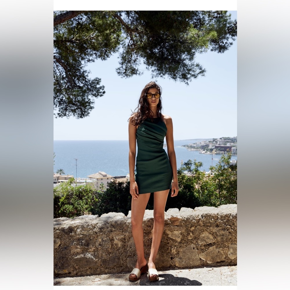 Zara Linen Blend Dress
